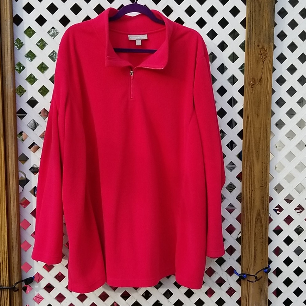 Pull over zip shirt
